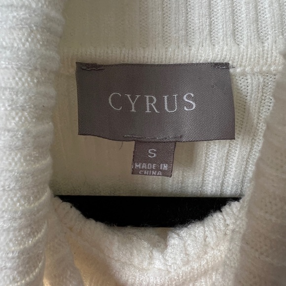 White Turtleneck Sweater (S) - Picture 3 of 6